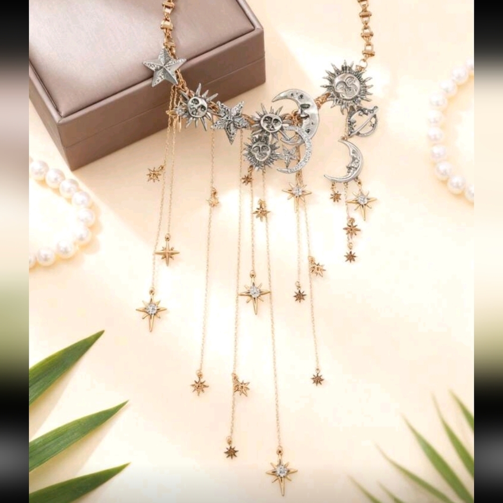 Celestial Galaxy Starry Necklace - image 2